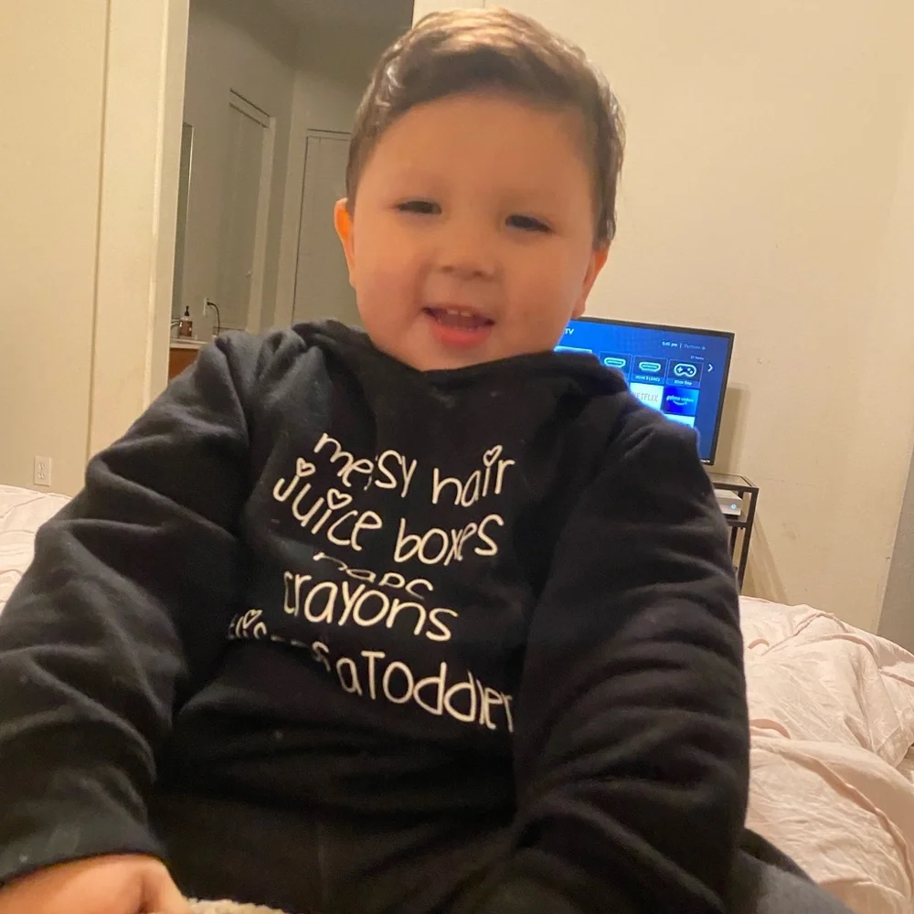 Life of a Toddler Hoodie - Black - Picture 3 of 3